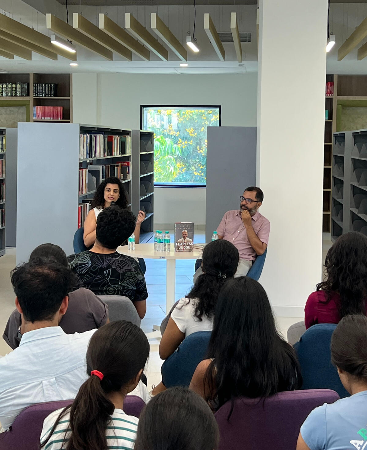 Book talk at Shiv Nadar